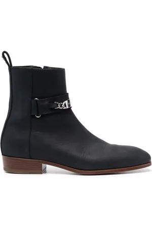 Philipp Plein Nabuk leather ankle boots