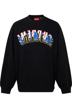 Supreme Stacked-logo crew-neck sweatshirt