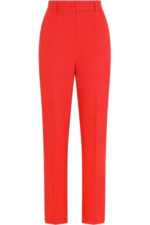 Red female suit and trouser style. | Suits for women, Red trousers outfit,  Business casual outfits for work