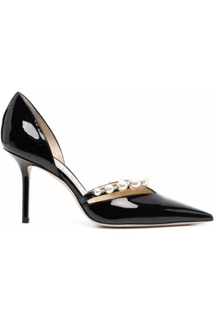 Jimmy Choo Aurelie 85mm pearl-embellished pumps