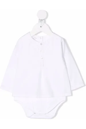 KNOT Button-placket detail bodysuit
