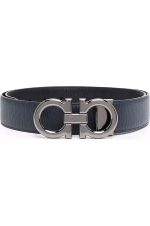 Salvatore Ferragamo Gancini-buckle leather belt