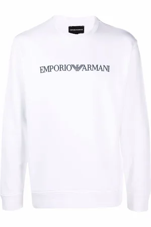 Emporio Armani Logo-print crew-neck sweatshirt