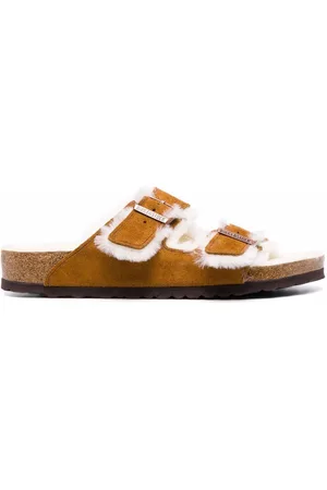 Birkenstock Shearling-lined sandals