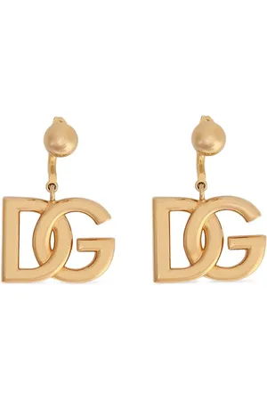 Dolce & Gabbana DG-logo drop earrings