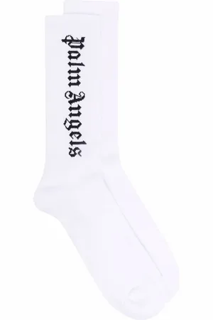 Palm Angels Intarsia logo socks