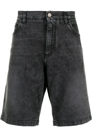 Dolce & Gabbana Stonewash knee-length denim shorts