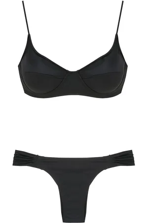 Brigitte Ruched-detail bikini