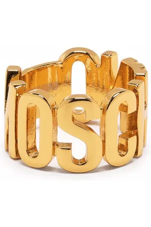 Moschino Logo-detail ring