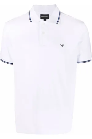 Emporio Armani Logo-print cotton polo shirt