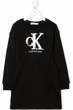 Calvin Klein Logo-print cotton sweat dress