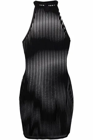 MAISON CLOSE Bande ?? Part striped dress