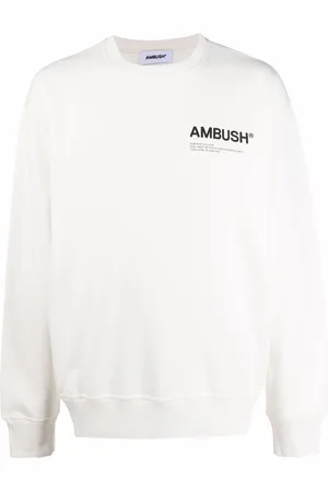 AMBUSH Monogram zip-up Polo Top - Farfetch