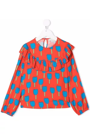 Stella McCartney Girls Shirts - Floral-print blouse