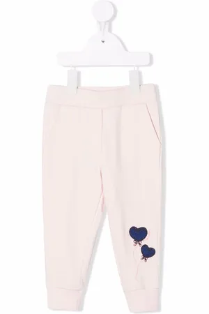 MONNALISA Logo-embroidered track pants