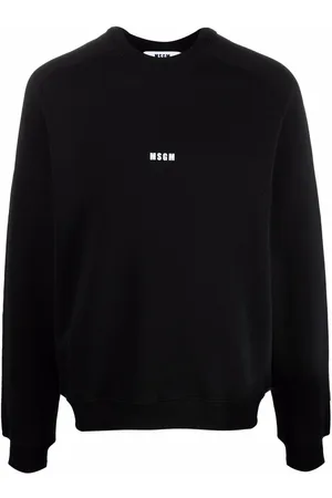 Msgm Logo-print cotton sweatshirt