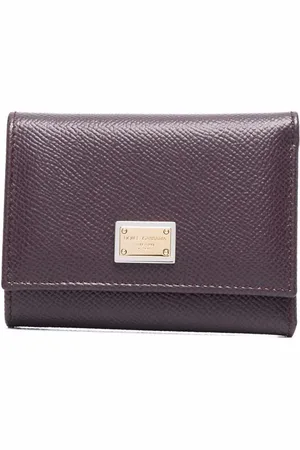 Dolce & Gabbana Logo plaque tri-fold wallet