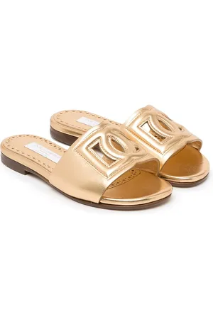 Dolce & Gabbana DG-logo leather sandals