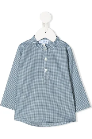 SIOLA Buttoned micro-print shirt