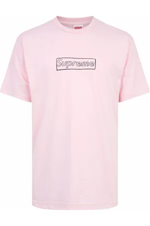Supreme X KAWS Chalk Logo crew neck T-shirt