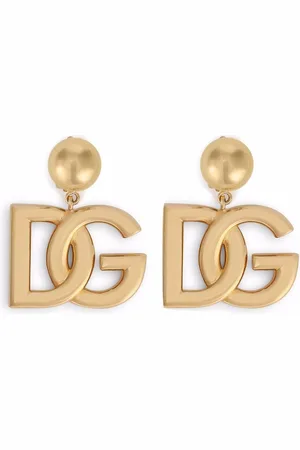 Dolce & Gabbana DG-logo clip-on earrings