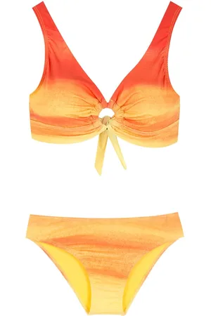AMIR SLAMA Gradient-effect bikini