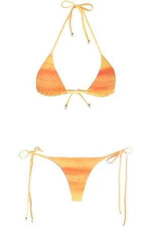 AMIR SLAMA Gradient-effect bikini set