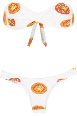 AMIR SLAMA Printed bikini set