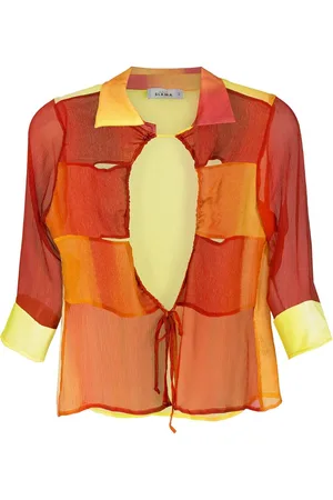 AMIR SLAMA Printed silk shirt