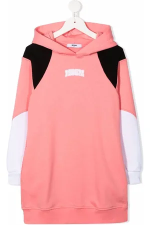 Msgm Logo-print hooded jumper dress
