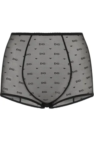 Dolce & Gabbana High-waisted jacquard briefs