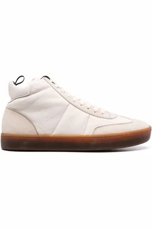 Officine creative Kombined leather sneakers