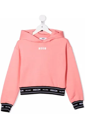 Msgm Logo long-sleeve hoodie