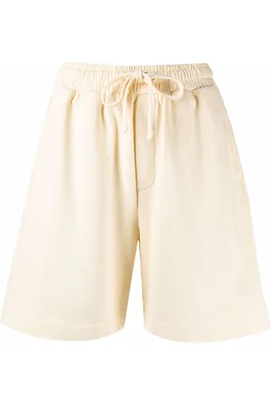 Nanushka Embroidered-logo organic cotton shorts