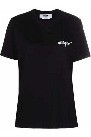 Msgm Chest-logo crewneck T-shirt