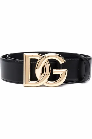 Dolce & Gabbana DG logo leather belt