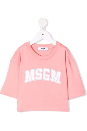 Msgm Logo-print cotton T-Shirt