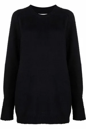 Maison Margiela Brushed-finish crew neck jumper