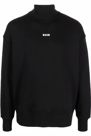 Msgm Logo-print high-neck sweatshirt