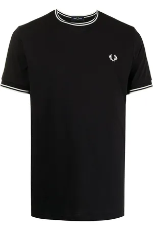 Fred Perry Logo-embroidered cotton T-shirt