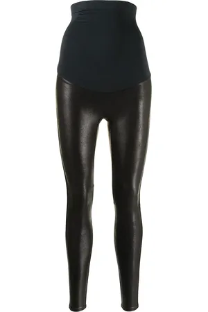 Spanx High-waisted faux-leather leggings
