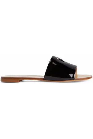 Giuseppe Zanotti Shirley patent-effect slides