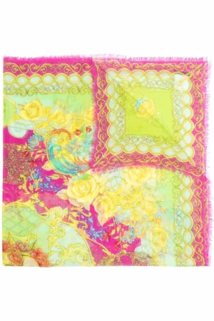 Philipp Plein Baroque pattern-print scarf