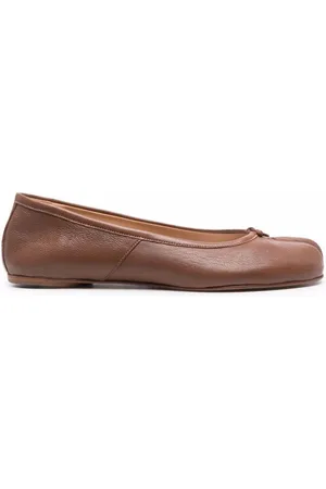 Maison Margiela Tabi leather ballerina shoes