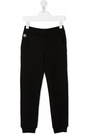 Philipp Plein Crystal logo jogging trousers
