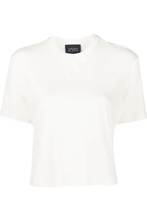 Marchesa Notte Dominique cropped jersey T-shirt