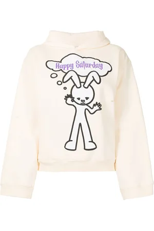 Natasha Zinko Happy Saturday print hoodie
