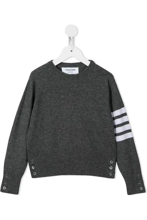 Thom Browne 4-Bar crew neck cashmere jumper