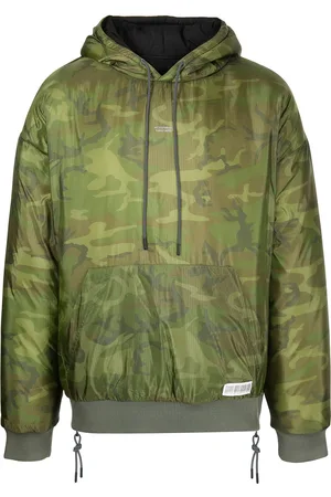 MOSTLY HEARD RARELY SEEN Camouflage-print hooded jacket