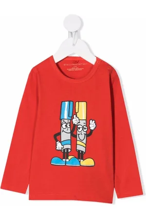 Stella McCartney Graphic-print longsleeved T-shirt